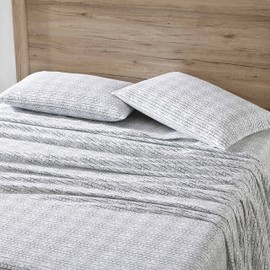 Eddie Bauer- Twin XL Sheet Set, Warm Breathable Cotton Flannel Bedding with Deep Pockets, Brushed for Extra Softness, Cozy Home Decor, Oeko-Tex Certified (Wildwood Green, Twin XL)