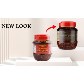 Kah's Journey Original Szechuan Chili Oil - Spicy Chili Crisp with Crunchy Garlic 15.87oz (450g), Vegan, Sugar Free Hot Sauce, Great for Noodles, Dumplings, Vegetables, Meats