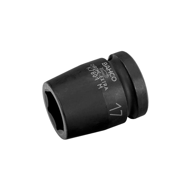 Bahco K7801M-27 六角ソケット ブラック 1/2インチ 27mm