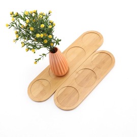 Pokinge Salt and Pepper Mill Tray, Tea tray, Round Sugar Salt Container, Pepper Mill Container For Kitchen Storage Plate Home Decoration Crafts(Type A)