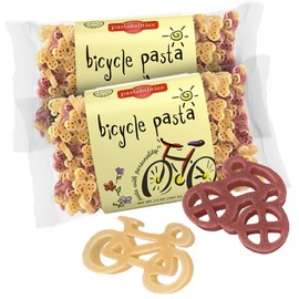 Pastabilities Fun Shaped Pasta for Kids - Bicycle Pasta - Bike and Bikers Sport Theme, Non-GMO Natural Wheat Pasta, All-Natural, Kosher Certified, Made in the USA, (2 Pack,14 Oz)