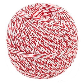 Kitchen Thread 200 m Red / White Synthetic Fibre