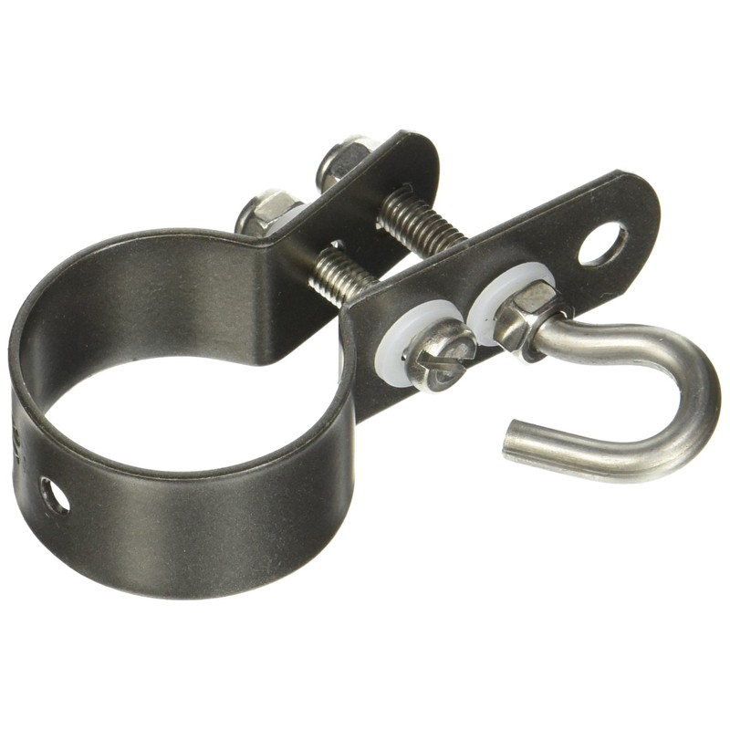 GAH-Alberts 655563 Clamp for Mesh Tension Rods Galvanised Anthracite Metallic