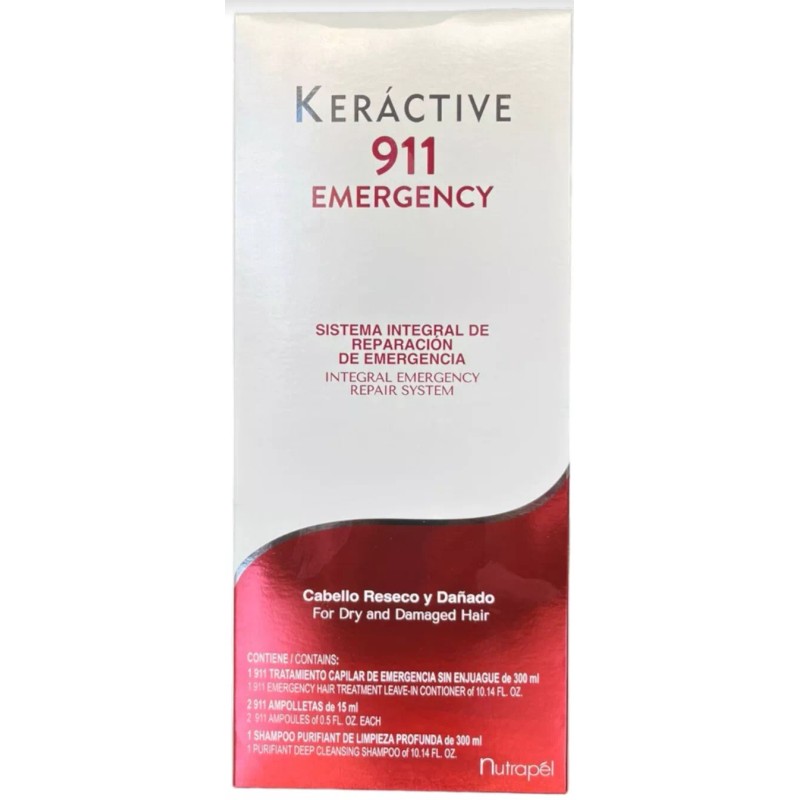 Nutrapel 911 Tratamiento Capilar Integral Set de 3 prod. Shampoo