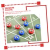 Generic 12Pcs Tabletop Shuffleboard Rolling Beads Game Fun Indoor Sliding