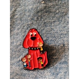 UNBRANDED CLIFFORD THE BIG RED DOG- ENAMEL / LAPEL / BROOCH PIN -NEXT DAY SHIPPING-NIP