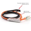HEATIT HISD 3-feet Pipe Heating Cable with Built-in Thermostat