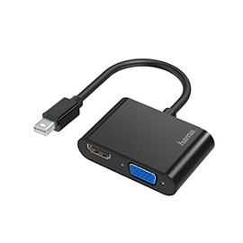 Hama DisplayPort to HDMI Adapter, 4K Ultra HD 60 Hz (Adapter with Display Port Male and HDMI Female for Connecting PC, Laptop to Screen, TV, Projector, Elegant Aluminium Casing, Converter)