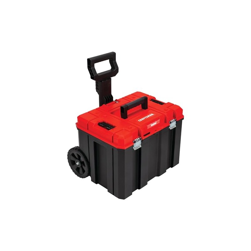 CRAFTSMAN VERSASTACK Rolling Tool Box with Wheels, Lockable, Red, 20