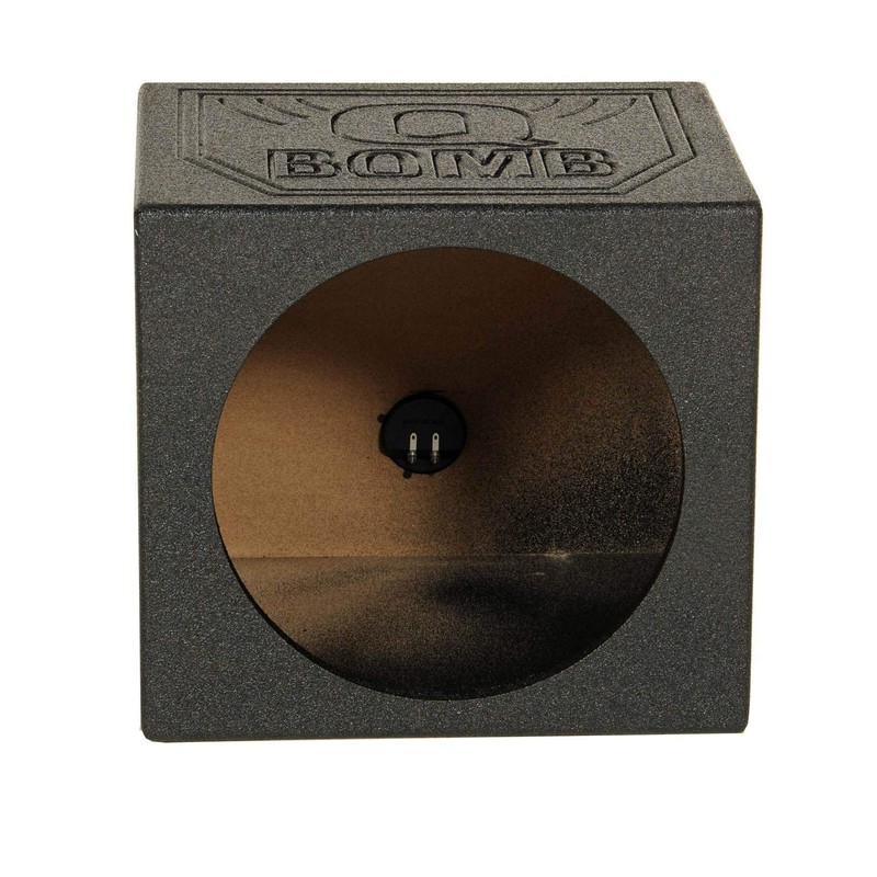 QPower 12 Inch Single Sealed Subwoofer Enclosure, Car Audio Sub