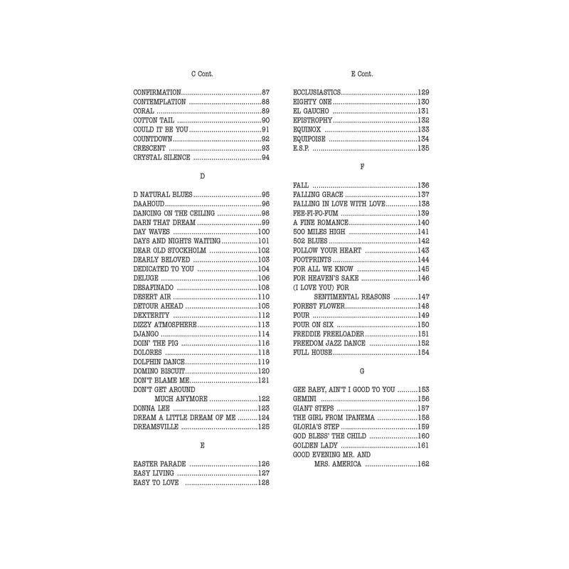 The Real Book - Volume I - Sixth Edition -