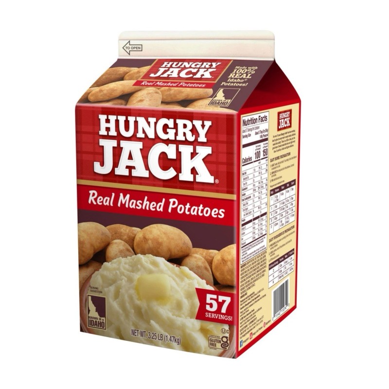 Idahoan *2PK**Hungry Jack Mashed Potatoes Easy Instant Tasty Food Bulk