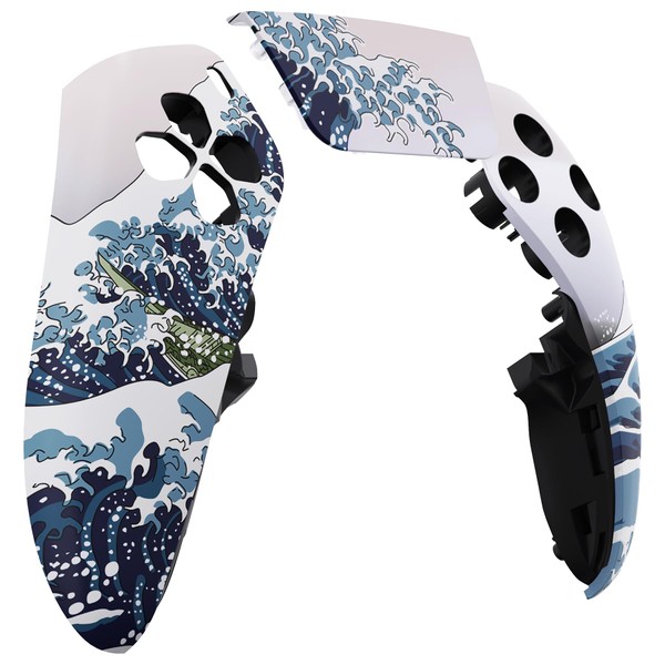 eXtremeRate Left Right Front Top Shell with Touchpad Compatible with
