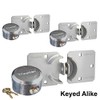 Master Lock Hasp/Hidden Shackle Keyed Alike Padlocks 770-6271KA-3