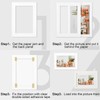 NNFEPRT 24 Pieces Packaging Photo Set, Includes 12 Pre-Cut White