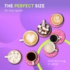 4 x Boxed Round Coasters - Name Hanna Pink Hearts
