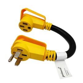 Parkworld 66518 NEMA 14-30P to 14-50R, 14-60P to 14-50R Adapter Cord. Only for EV Charger, Output 50A 125V/250V