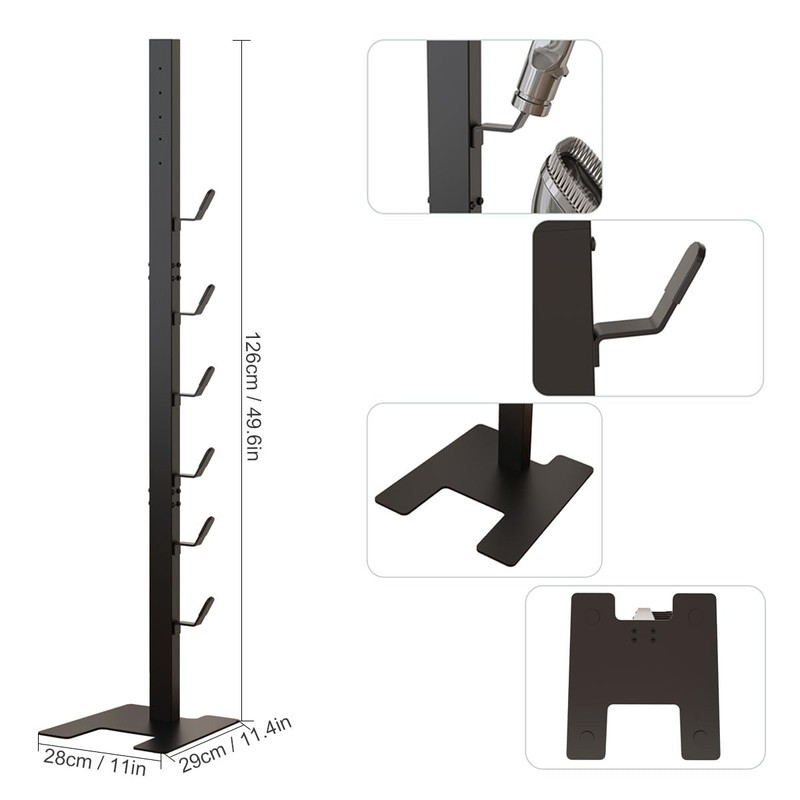 Foho Vacuum Stand Compatible for Dyson, Storage Stand Docking Station