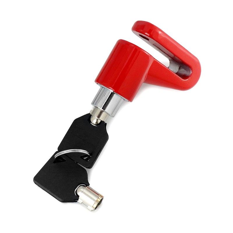QWORK Motorcycle Bike Anti-Theft Wheel Disc Brake Lock, 2 Pack