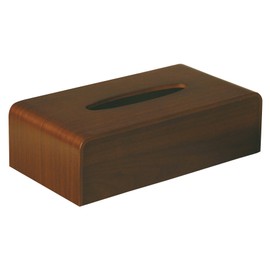 SAITO WOOD TS-03WN Tissue Box Cover, Walnut