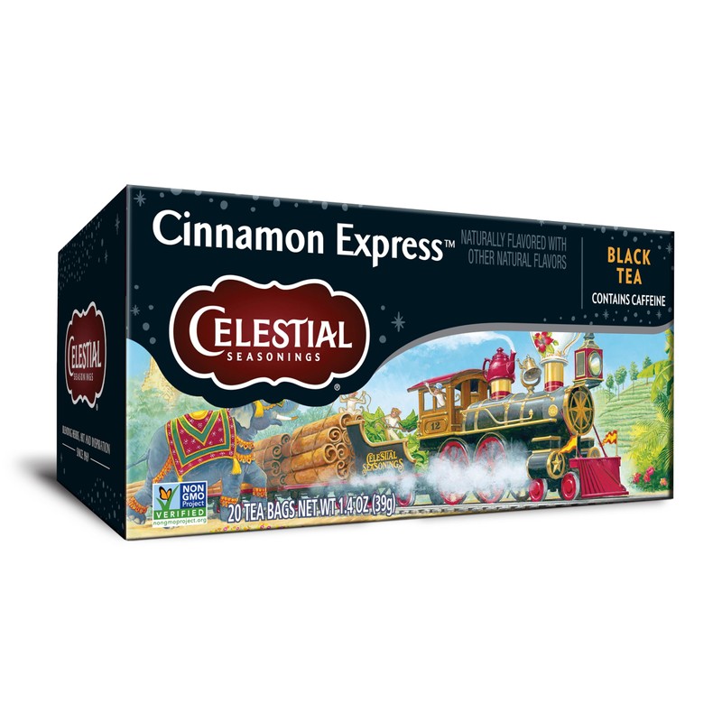 Celestial Seasonings Cinnamon Express Black Tea 20 Tea Bags