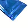 100x Premium Shiny Blue Mylar Foil Open Top Bags (9x13cm