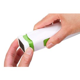 Garlic Press, ABS Stainless Steel Garlic Chopper Garlic Crusher Garlic Mincer Ginger Kitchen Gadget Garlic Presser, Green