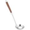 Suncraft WT-01 Ladle, Medium, Made in Japan, Stainless Steel, Woody