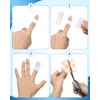 EORTA 30 Pieces Silicone Finger Cots Gel Finger Protector Gloves