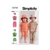 Simplicity Toddler Sportswear Sewing Pattern, Multicolour