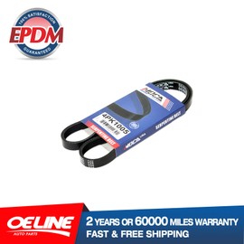 MOCA 4PK1005 4PK885 Serpentine Belts Professional V-Ribbed Belt Fit 1999-2001 for Mazda Protege 1.6L & 1998 for Mazda Protege 1.5L with air Conditioning and Power Steering