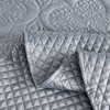 Cmfshape Oversize King Bedspread 120"x120",3 Piece California King Quilt,Lightweight Silver
