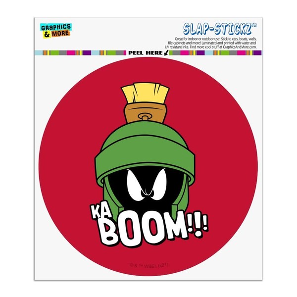 Looney Tunes Marvin The Martian Kaboom Automotive Car Window Locker