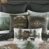 Black Forest Décor Pine Grove Bears Quilt Bed Set -