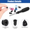 Tire Repair Rubber Nail Kit with Individual Capsules & Screwdriver,241