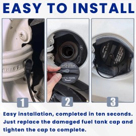 Unbranded 2000-2018 Dodge Grand Caravan Gas Cap-52030377AB ABS Secure Fit with Tether