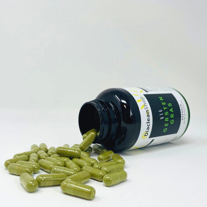 Organic Barley Grass 180 Capsules - 500 mg per Capsule