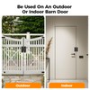 2 Pcs Degree Barn Door Latch, 180/90 Sliding Barn Door