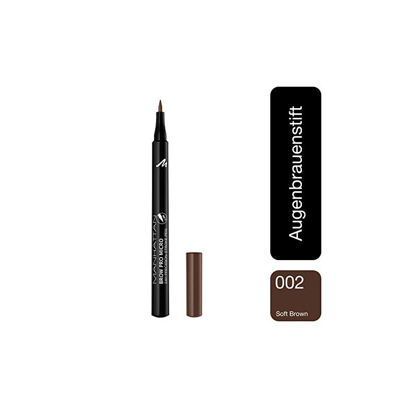 Manhattan Brow Pro Micro Pen Eyebrow Pencil, 002 Soft Brown,