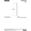 KOHLER K-8593-BN MasterShower 72" Metal Shower Hose, Kink-Resistant, Easy to