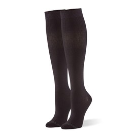 HUE Women's Graduated Compression Knee Socks 20825 O/S Black