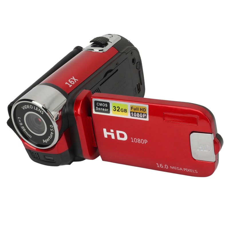 D90 1080P 16MP Digital Camera 2.4 Inch Rotatable Screen Camcorder
