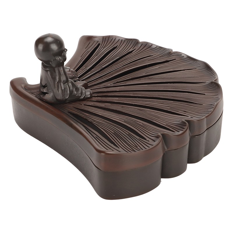 Ginkgo Leaf Incense Burner Antique Exquisite Zinc Alloy Incense Burner