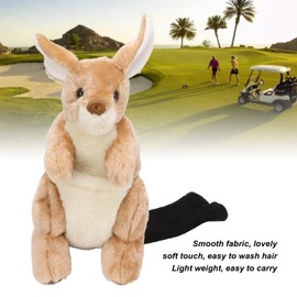 Culnflun Kangaroo Driver Headcover, Funny Golf Club Cover Plush Animal Golf Club Headcover for Club Protection Headcover Men and Women