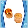 Harrier Hardware Copper Pipe Fitting Caps - 10-Pack, 3/4-inch Diameter