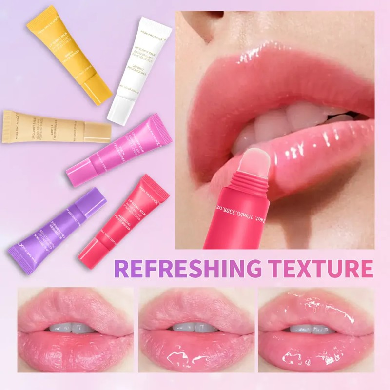 Set De 6 Unidades De Aceite Hidratante Para Labios Con