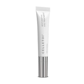 Celletoi® Restorative Eye Treatment - Vegan, Cruelty Free - Visibly Reduces Signs of Aging, Smooths Lines and Wrinkles - Diminishes Dark Circles and Puffiness - Leaping Bunny Certified - 0.5 fl oz