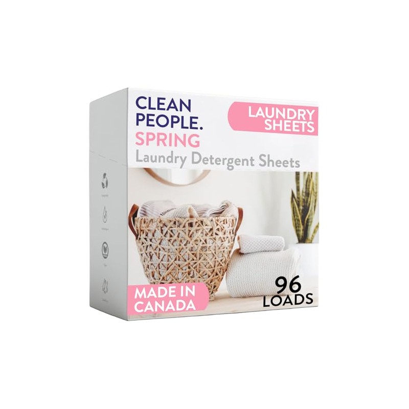 The Clean People Laundry Detergent Sheets - Laundry Soap -