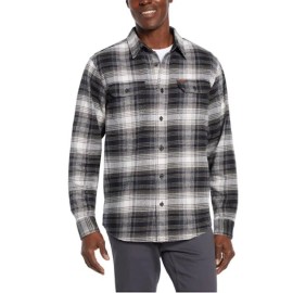 Orvis NWT Orvis Men’s Flannel Shirt w/ Side-Pockets Chest-Pockets Gray SZ M