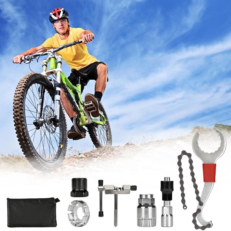 6 Piece Bicycle Tool Set, YDIAMEJ Bicycle Cassette Removal Tool